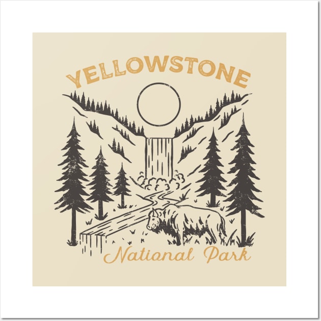 Yellowstone National Park Wall Art by SommersethArt